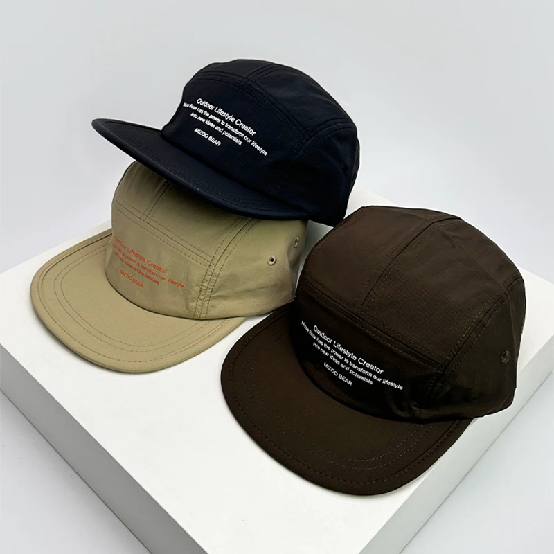 Neue Unisex Brief Flache Traufe Schnell Trocknend Baseball Hüte Outdoor Atmungsaktive Straße Sonnenschirm Schirmmützen Vielseitige Mode Hip Hop