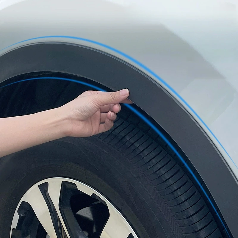 Auto Kotflügel Körper Schutz Abdeckung Bogen Augenbraue Anti-kollision Streifen Auto Rad Kotflügel Bögen Dekorative Schlamm Schutz Zubehör Image