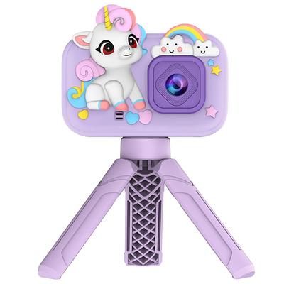 The new children's camera Polaroid camera takes photos records videos and prints immediately. The camera has high-definition pixels