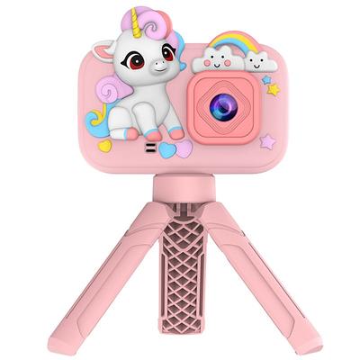 The new children's camera Polaroid camera takes photos records videos and prints immediately. The camera has high-definition pixels