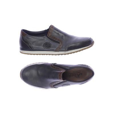 Rieker Herren Halbschuh, Gr. 40, marineblau, Kunstleder