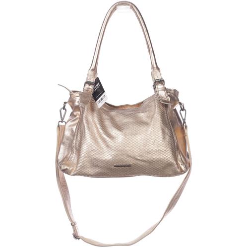 FREDsBRUDER Damen Handtasche, Gr. , gold, Leder