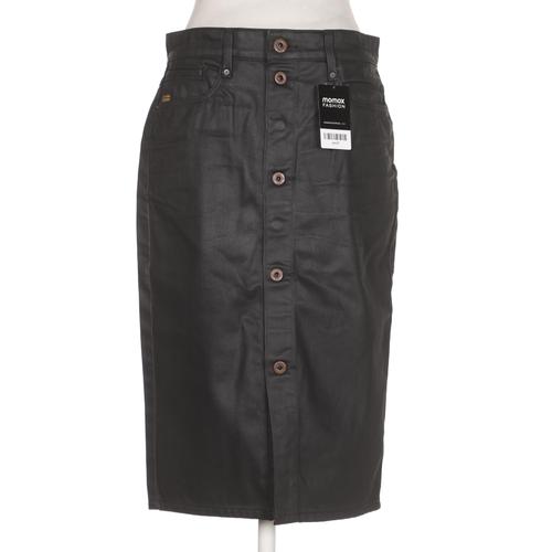 G Star RAW Damen Rock, Gr. 26, schwarz, Baumwolle, Synthetik