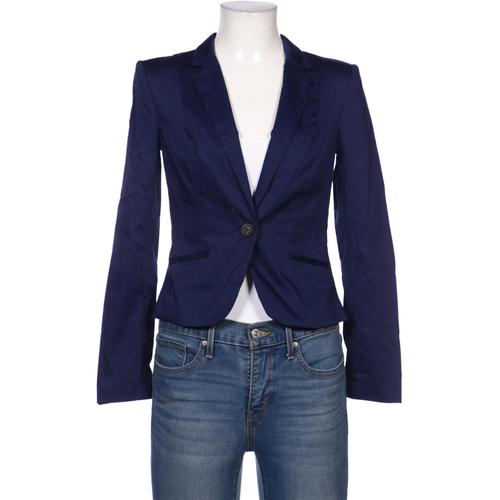 H&M Damen Blazer, Gr. 34, blau, kein Etikett