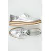 Tamaris Damen Halbschuh, Gr. 39, silber, kein Etikett