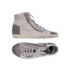 Paul Green Damen Sneakers, Gr. 4, grau, Leder