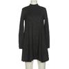 pieces Damen Kleid, Gr. 34, grau, Viskose