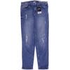 Tom Tailor Damen Jeans, Gr. 27, blau, Elasthan, Baumwolle