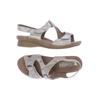 Mephisto Damen Sandale, Gr. 35, beige, Leder