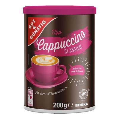 Gut und Günstig »Cappuccino Classico« instant Kaffee-Spezialität (13 Portionen) braun Image