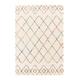 Tapis shaggy design doux et volumineux beige 160 x 230