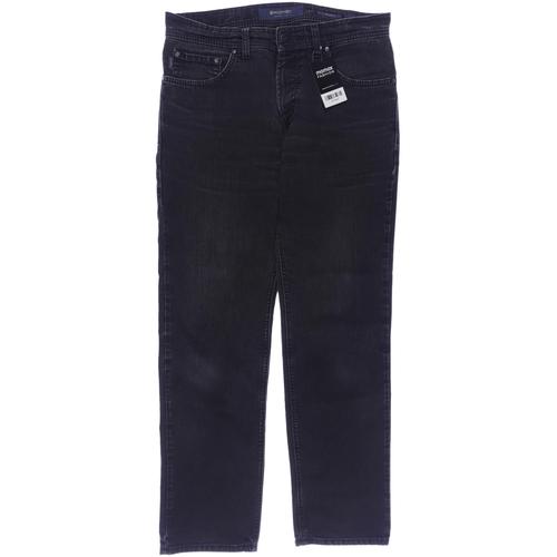 Pioneer Herren Jeans, Gr. 34, schwarz, Elasthan, Baumwolle, Synthetik