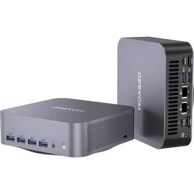 GEEKOM AI Mini PC GT1 Mega - Intel Core U9 185H, 16 Cores 22 Threads, Up to 5.1GHz, 2.5Gbps Dual LAN