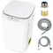 Compact Washing Machine, Washer & Spin Dryer W/ Build-in Pump and Long Hose, Top Load Tub, Fully