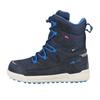 Winterstiefel TROLLKIDS "KIDS FINNMARK WINTER BOOTS", Gr. 34, blau (navy, medium blau), Leder, Synthetik, mehrfarbig, sportlich, Schuhe, wasserdicht, Schnellverschluss mit Schnürsenkel