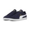 Sneaker PUMA "PUMA Club II Suede Sneakers Erwachsene", Gr. 44, blau (navy weiß gold blau), Obermaterial: Textil, Synthetik, Kuhleder; Futter: Textil; Innensohle: Textil; Laufsohle: Gummi, Schuhe