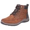 Winterboots RIEKER, Herren, Gr. 42, braun, Leder, Lederimitat, casual, Schuhe, Outdoorschuh, Schnürboots, Stiefelette mit riekerTEX-Membran