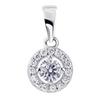 Ketten-Anhänger ONE ELEMENT "0,15 ct Diamant Brillant Invisible Anhänger aus 585 Weißgold", silber, Schmuckanhänger, Damen, 0.15 ct, Weißgold 585-Diamanten, Weißgold 585, Diamanten, Damen Gold Schmuck Invisible