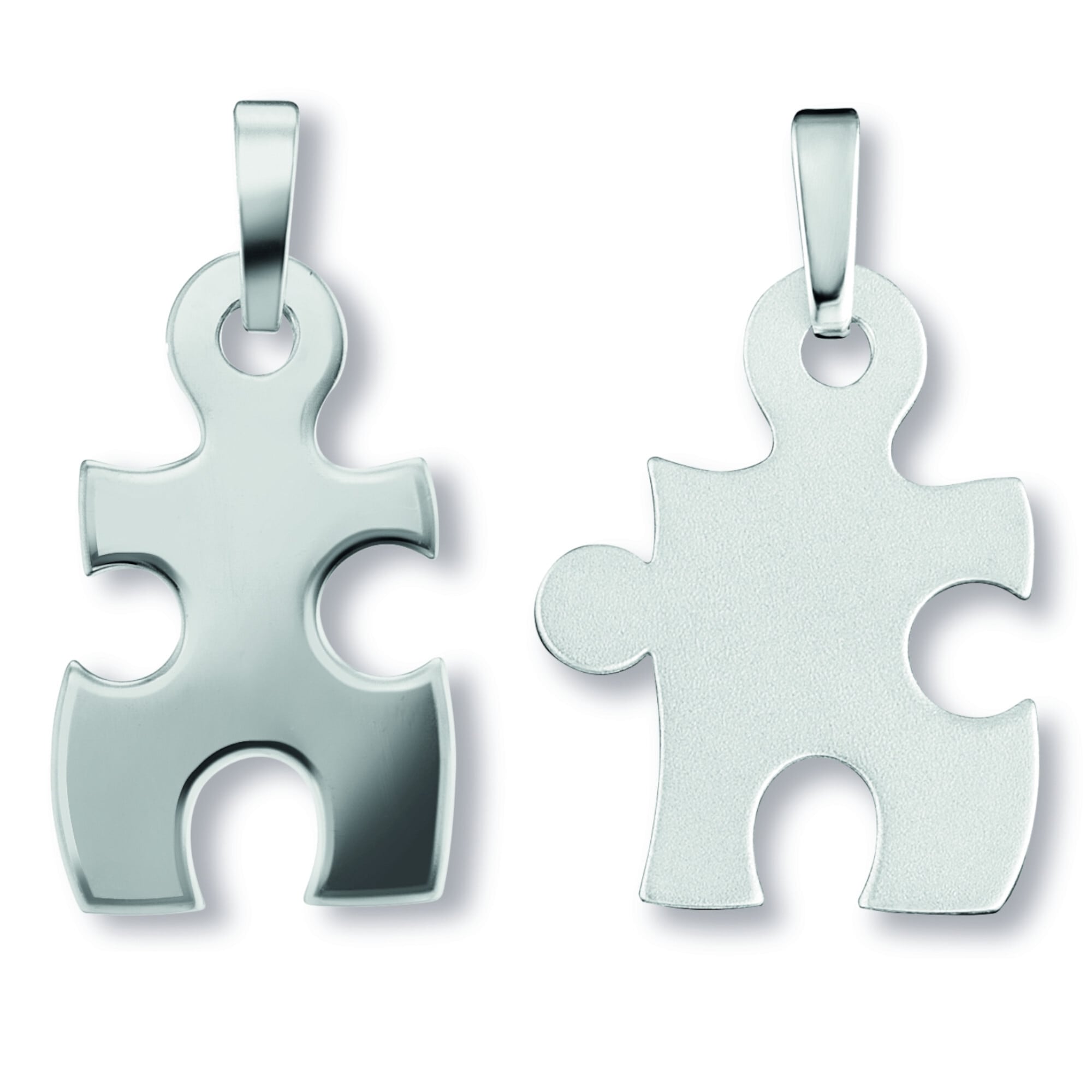 Kettenanhänger ONE ELEMENT "Puzzle Anhänger aus 925 Silber", silber, Schmuckanhänger, Damen, Silber 925 (Sterlingsilber), Kettenanhänger, Damen Silber Schmuck Puzzle