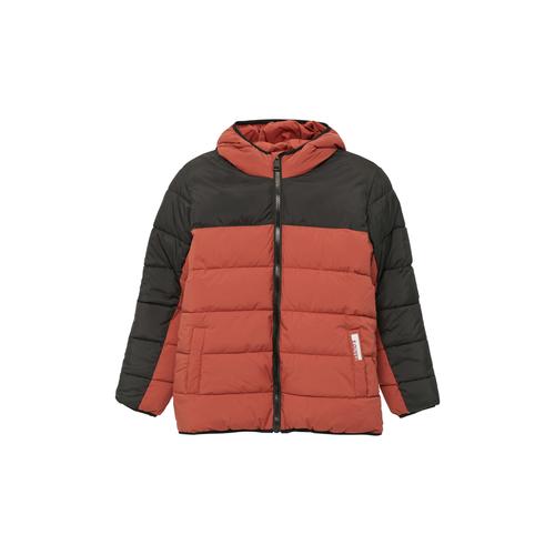 Steppjacke S.OLIVER JUNIOR Gr. XL (170/176), rot Jungen Jacken mit Kapuze