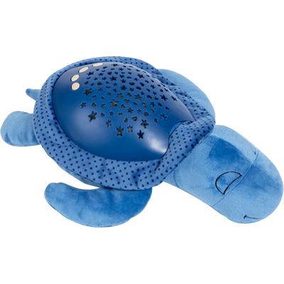 Kuscheltier BAYER "Nachtlichttier Schildkröte", blau, Plüschfiguren, KinderB:31cm H:17cm L:20cm, Plüsch, mit Lichtprojektion und Soundfunktion, B:31cm H:17cm L:20cm