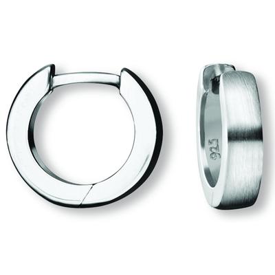 Paar Creolen ONE ELEMENT "Ohrringe Creolen aus 925 Silber Ø 12,4 x 3,0 mm", silber, Ohrringe, Damen, Damen, Silber 925 (