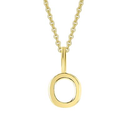 Ketten-Anhänger ONE ELEMENT "Buchstabe O Buchstaben Anhänger aus 333 Gelbgold", gold, Schmuckanhänger, Damen, O, Gelbgold 333-Gold, Gelbgold 333, Gold, Damen Gold Schmuck Buchstabe O Image