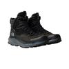 Wanderschuh THE NORTH FACE "M VECTIV FASTPACK INSULATED WP", Gr. 46, schwarz (tnf schwarz, vanadis grau), Leder, sportlich, Schuhe, wasserdicht