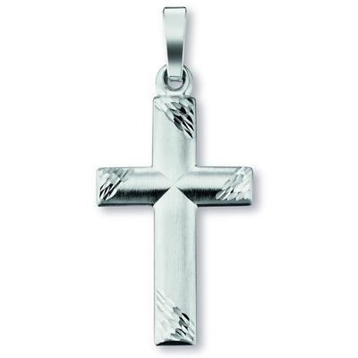 Ketten-Anhänger ONE ELEMENT "Kreuz Anhänger aus 925 Silber", silber, Schmuckanhänger, Damen, Silber 925 (Sterlingsilber)