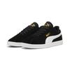 Sneaker PUMA "PUMA Club II Suede Sneakers Erwachsene", Gr. 41, schwarz-weiß (schwarz, weiß gold), Obermaterial: Textil, Synthetik, Kuhleder; Futter: Textil; Innensohle: Textil; Laufsohle: Gummi, Schuhe