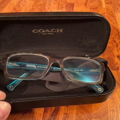 Coach Accessories | Coach Women’s Tortoise Shell & Teal Eyeglass Frames. 5116. For Frames Only! | Color: Blue/Brown | Size: Os