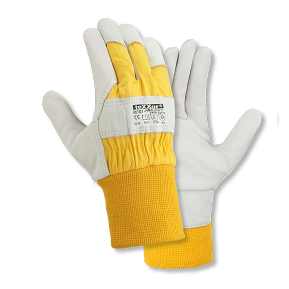 3 Paar teXXor® Rindvollleder Winterbauhandschuhe „HIMALAYA II“ – Artikel-Nr.: 1121 - Größe 11 (XXL) Image