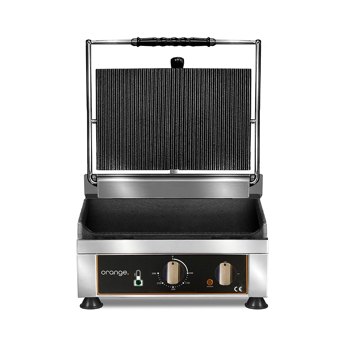 orange. orange Kontaktgrill, 2,5kW, oben gerillt, unten glatt, 410x500x300mm Image