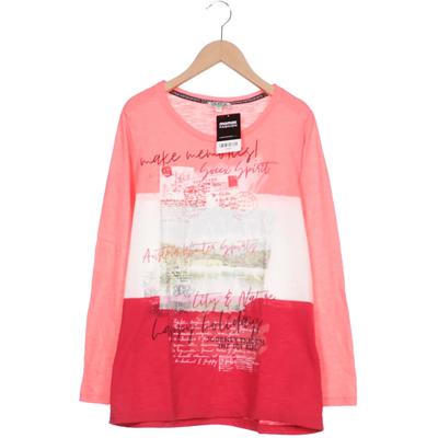 Soccx Damen Langarmshirt, Gr. 42, pink, Baumwolle, Synthetik Image