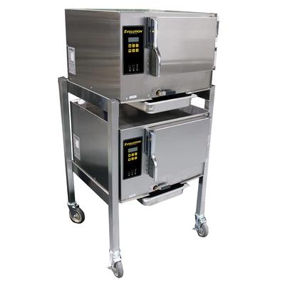 AccuTemp E34803D140DBL 6 Pan Convection Commercial Steamer - Stand, 480v/3ph
