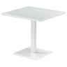 Emu - Table carrée Round - Blanc - Acier - Designer Christophe Pillet