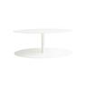 Cappellini - Table basse Gong - Blanc - Métal - Designer Giulio Cappellini