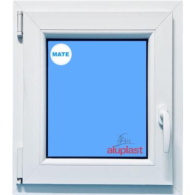PVC-U-Fenster 600x800 Weiß Links kippbar Drehkipp links Mattglas Image