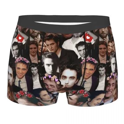 Männer Robert Pattinson Unterwäsche Die Twilight Saga Film Edward Sexy Boxer Shorts Höschen Image
