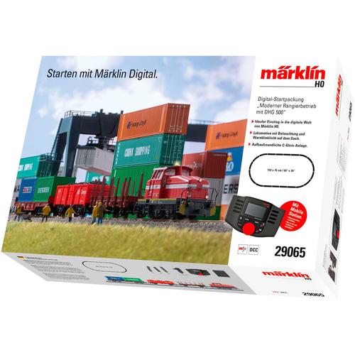 Modelleisenbahn-Set MÄRKLIN ""Digital-Startpackung Moderner Rangierbetrieb mit DHG 500 - 29065"" Modelleisenbahnen bunt Kinder Made in Europe