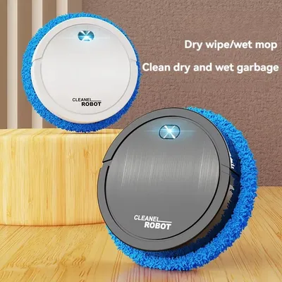 Tragbare Mini Home Floor Roboter automatische Staubsauger USB wiederauf ladbare nasse trockene Image
