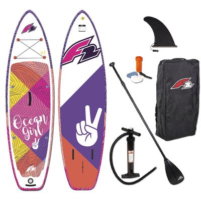 SUP-Board F2 "Ocean Girl Kids pink" Wassersportboards Gr. 9,2 280cm, pink