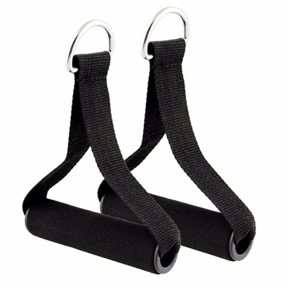 Fitness-Griff extra breite Schaumstoff griffe für Fitness Crossfit Lifting Pulling Workout Hochleistungs-D-Ring-Zugseil Kabel rohr Zubehör