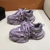 Designer lila Plattform Turnschuhe Männer dicke Sohlen Schuhe Unisex Casual Sneakers leichte Trend