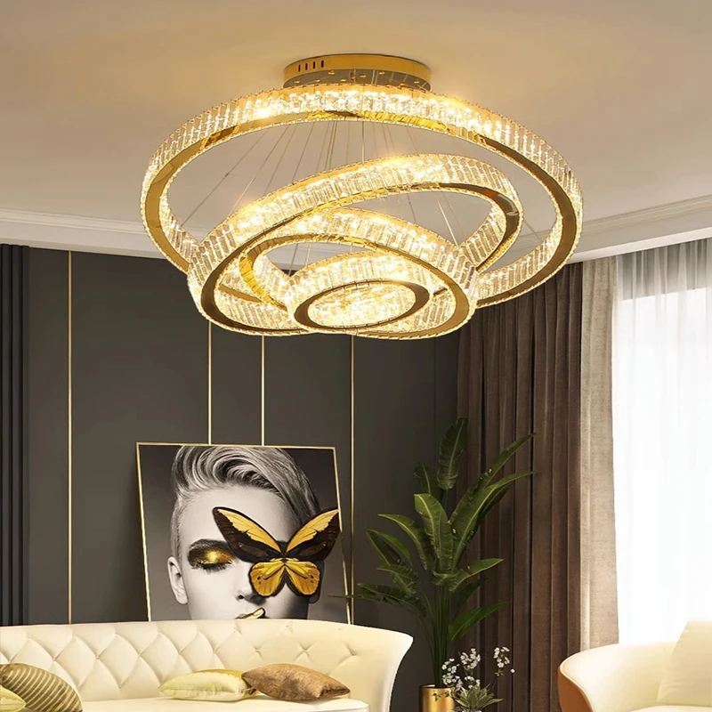 Wohnkultur Pendel leuchten, Luxus Kristall Wohnzimmer Kronleuchter, Treppen Pendel leuchte, Decken leuchte, Innen beleuchtung