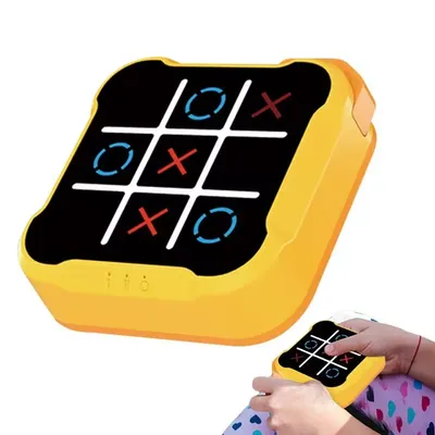 3-in-1 TIC-TAC-TOE Bolt Spiel Handheld Puzzle Spielkonsole Kinder Elektronische Spielzeug Schach Brettspiel für Freunde Sammeln Party Image