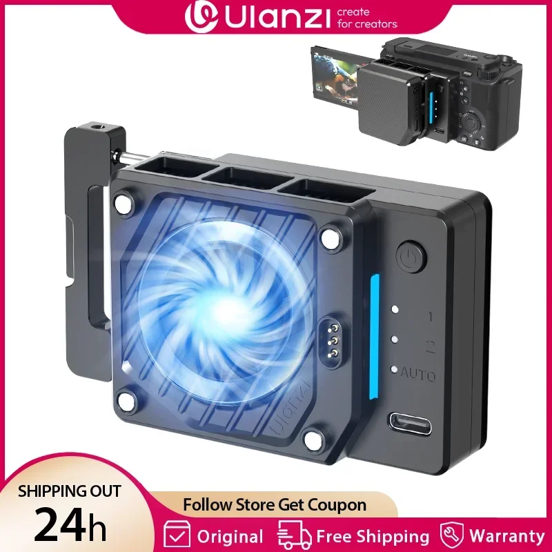 Ulanzi CU01 Thermostat Halbleiter Kamera Kühler Kamera Lüfter Kühler 4K Aufnahme Kit Kühlkörper für Sony Canon Nikon