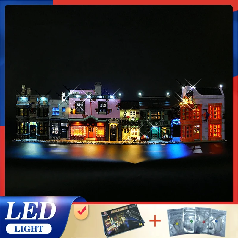 DIY-LED-Beleuchtungsset für LEGO 75978 Diagon-Gasse (nur LED-Licht, ohne Blöcke, Modell) Image