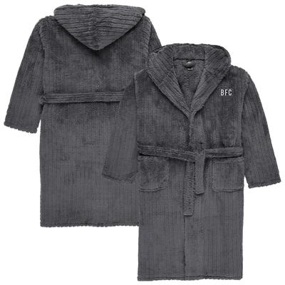 Barnsley Fleece-Bademantel mit Kapuze – Dark Shadow Grey – Herren Image