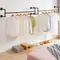 Industrial Pipe Clothes Rack Wall Mounted Garment Hanging Rail Bar yijia666 (3199)